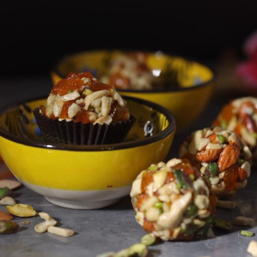 Dryfruit mango balls