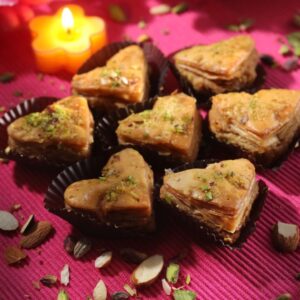 Heart shape Baklawa